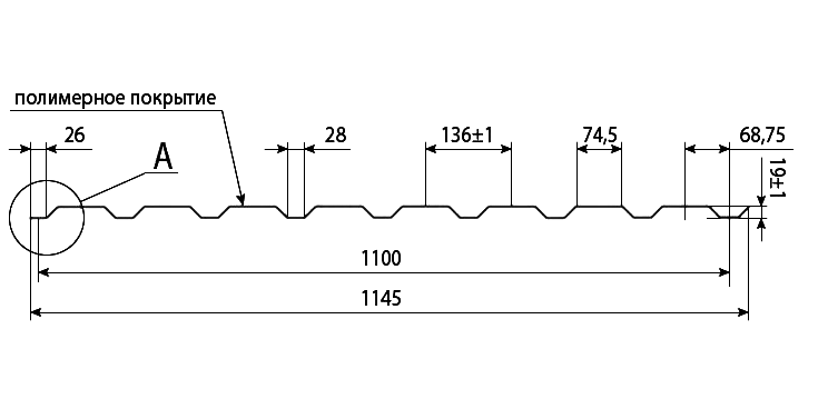 Профнастил ПС-20