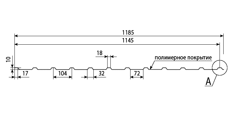 Профнастил ПК-10