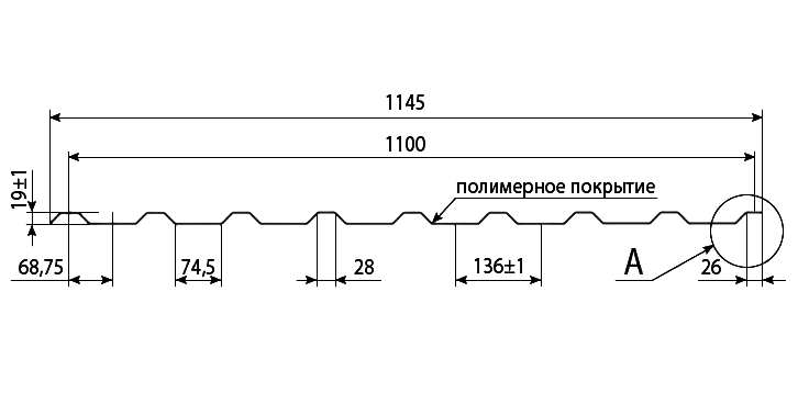 Профнастил ПК-20