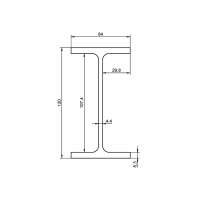 Балка двотаврова IPE 120 S235JR