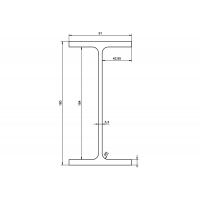Балка двотаврова IPE 180 S235JR